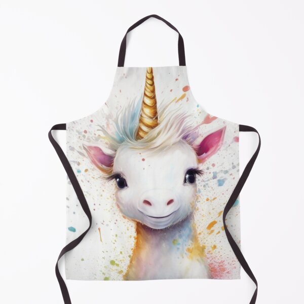 Item preview, Adorable Baby Unicorn on Splash Paint Background designed and sold by Wolfheartart.