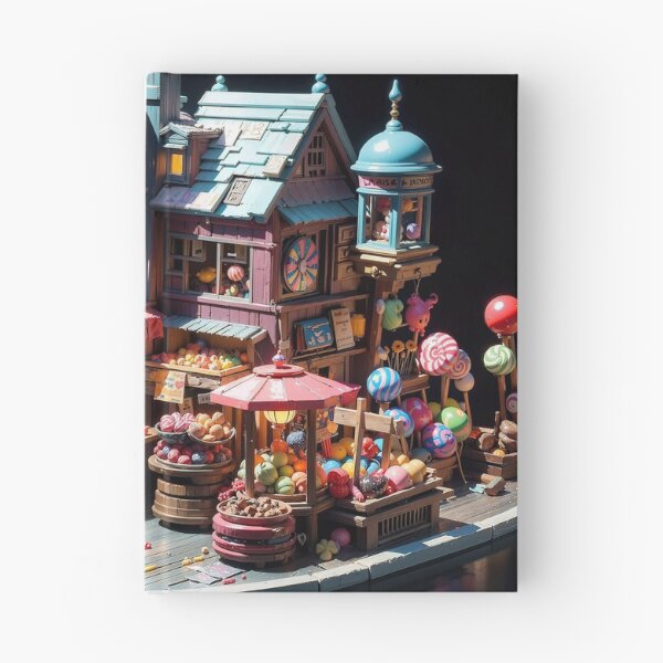 Item preview,  Sweet Candy Shop Delight Jigsaw Puzzles - Sugary Whimsy on Redbubble designed and sold by PuzzleBoxDesign.