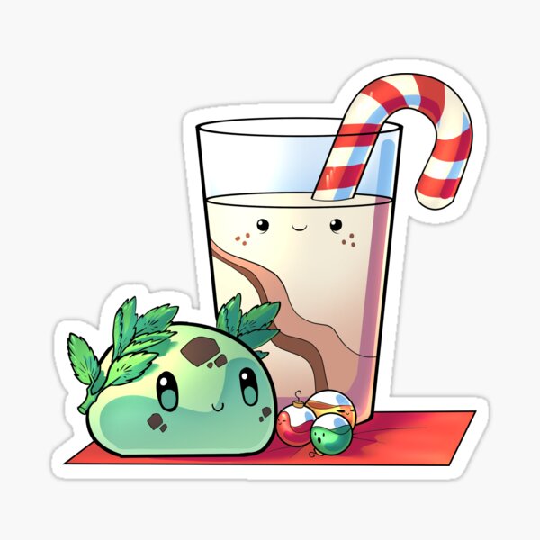 Item preview, Holiday Slime Sticker designed and sold by AnomaLace.