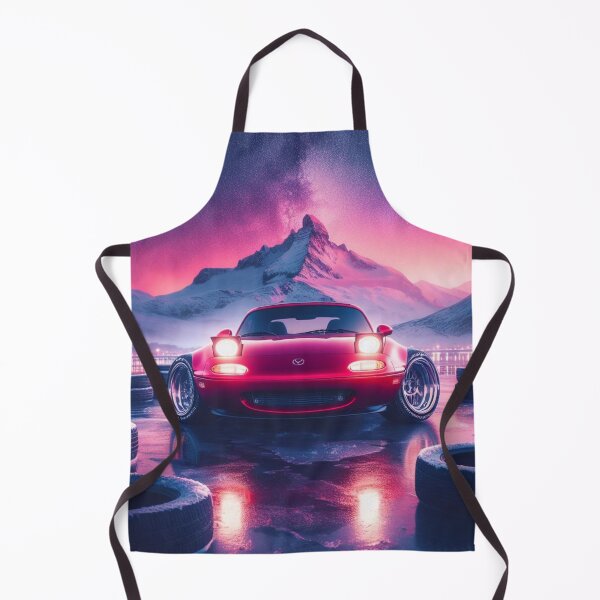 Item preview, Miata in night winter scenery designed and sold by NeoSharrow.