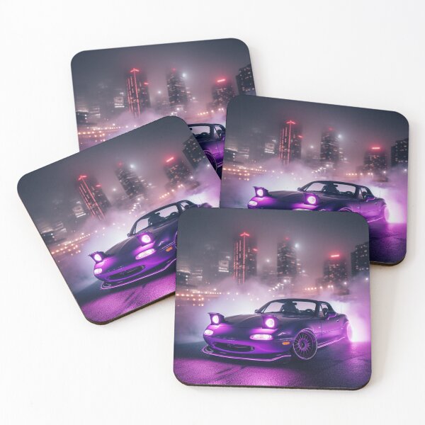 Item preview, Miata MX5 neon purple designed and sold by NeoSharrow.