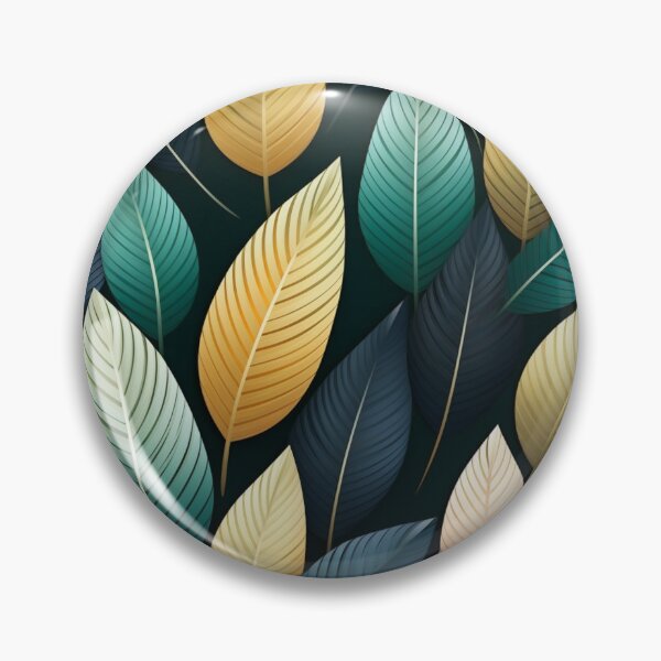 Item preview, Colorful dark leaves pattern  designed and sold by SkyEditor.