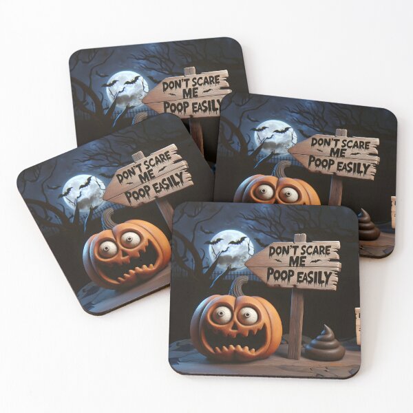 Item preview, Cheeky Jack O’Lantern & Humorous Sign - Don't Scare Me designed and sold by RevGens.