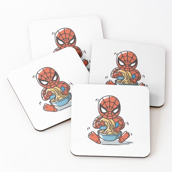 Item preview, Adorable Angry Baby Spider Eating Pasta Slinging Carb Loading - Hilarious Spider Eating Food Meme Cartoon Costume designed and sold by SpideyUniverse.