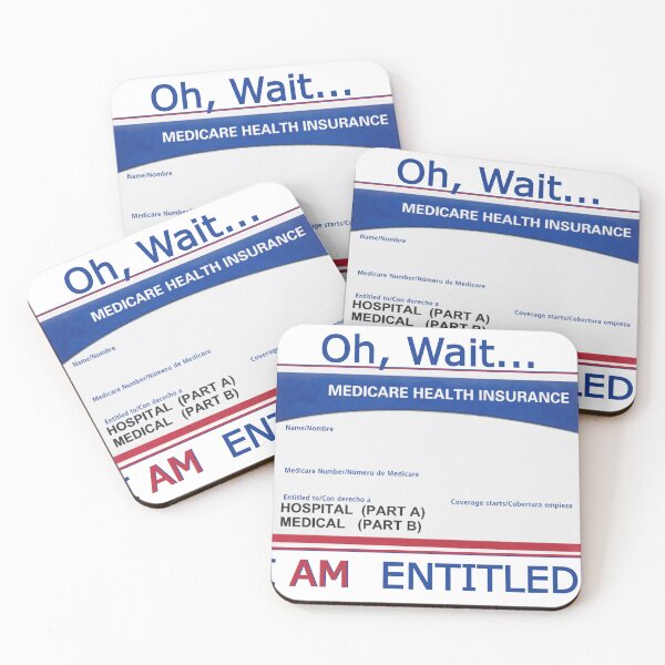 Item preview, Medicare Entitled designed and sold by Chetdotratdog.