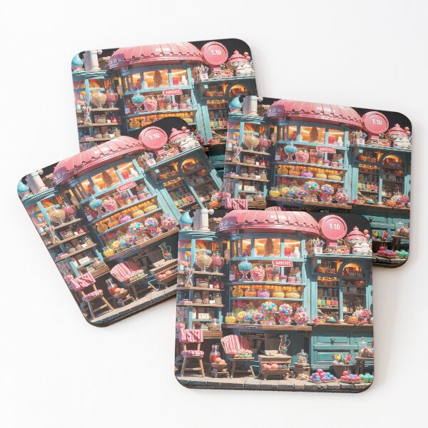 Item preview, Whimsical Candy Store Delight Jigsaw Puzzles - Sugary Wonderland on Redbubble designed and sold by PuzzleBoxDesign.