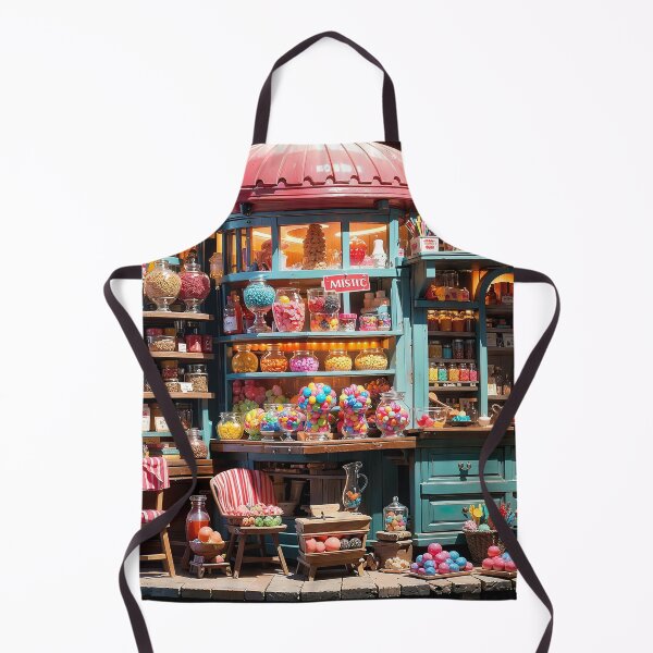 Item preview, Whimsical Candy Store Delight Jigsaw Puzzles - Sugary Wonderland on Redbubble designed and sold by PuzzleBoxDesign.