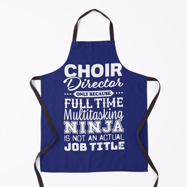 Item preview, Choir Director Multitasking Ninja Job Title Funny Choir designed and sold by caloudiaminart.