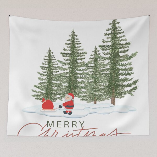 Item preview, Winter Magic: Santa's Trail Through the Snowy Forest designed and sold by Power-OF-You.