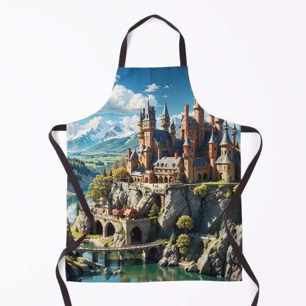 Item preview,  Majestic Castle Majesty  - Enchanted Fortress on Redbubble designed and sold by PuzzleBoxDesign.