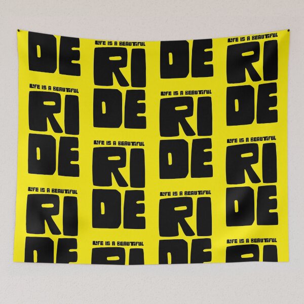 Item preview, LIFE IS A BEAUTIFUL RIDE. Biking gift idea designed and sold by BRUNTadventures.
