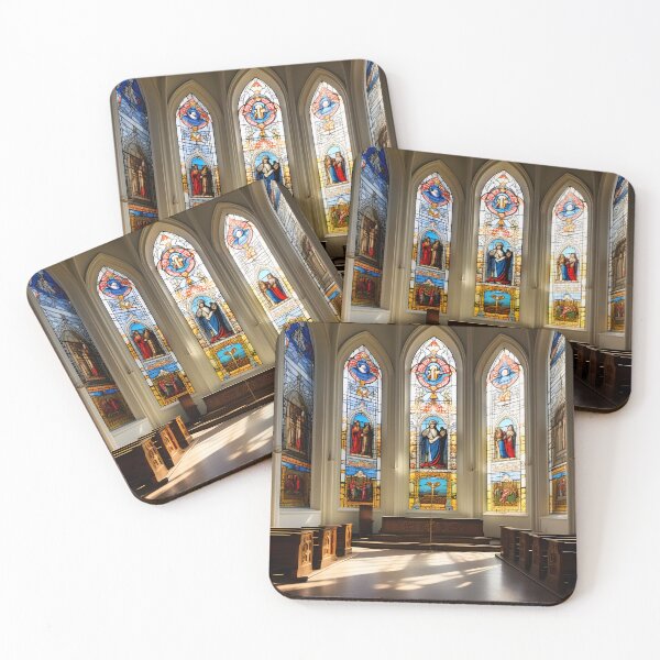 Item preview, vintage stainglass inside a church designed and sold by IncredibleGeek.