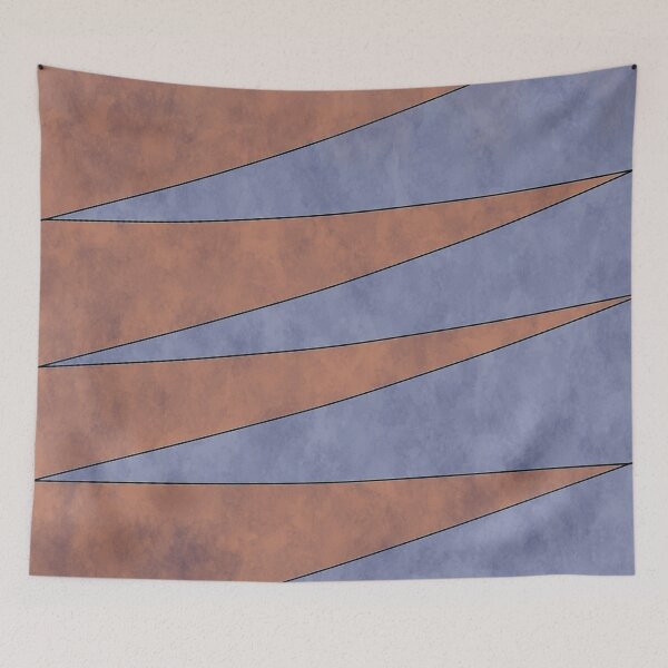 Item preview, light orange and blue designed and sold by pluielegere.
