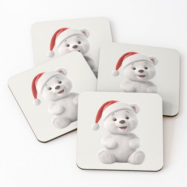 Item preview, Cute 3d baby Christmas teddy bear designed and sold by Zenalia.