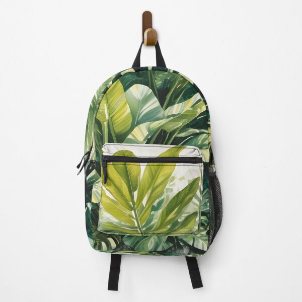 Item preview, Rich tropical green - modern jungle plants designed and sold by Wolfsee.