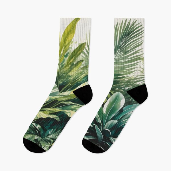 Item preview, Verde tropical intenso: plantas selváticas modernas designed and sold by Wolfsee.