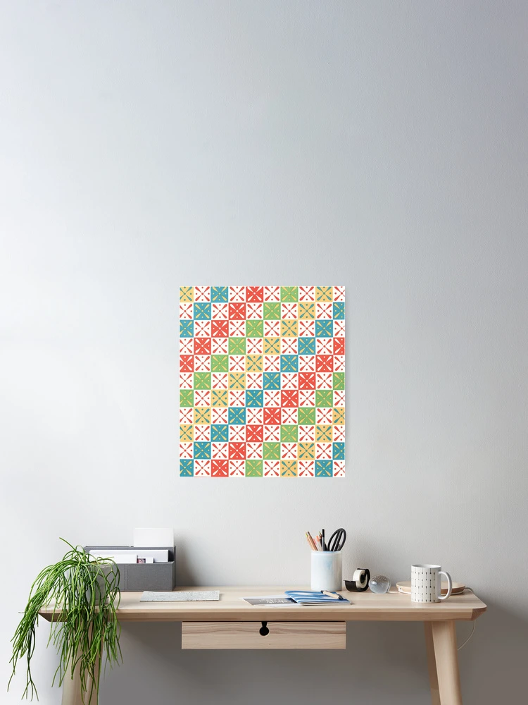 Thumbnail 2 of 3, Poster, Ancient Abstract Geometry Patterns designed and sold by InnerCitadel.