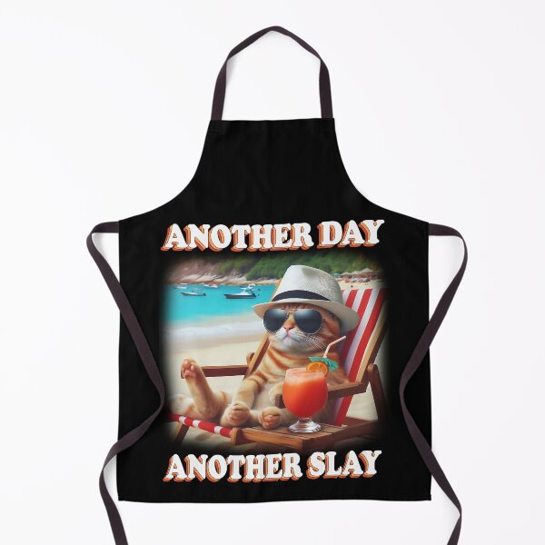 Item preview, Another Day Another Slay, chilling cat designed and sold by peanut tee.