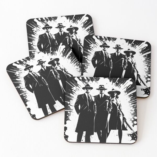Item preview, Mafia Subtlety: Digital Silhouettes that Glow in the Dark designed and sold by Artedig.