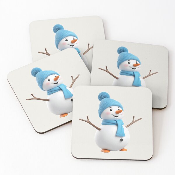 Item preview, Cute 3d Christmas snowman designed and sold by Zenalia.