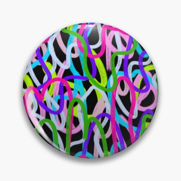 Item preview, Colorful Scribble on Black  designed and sold by DanielleGensler.