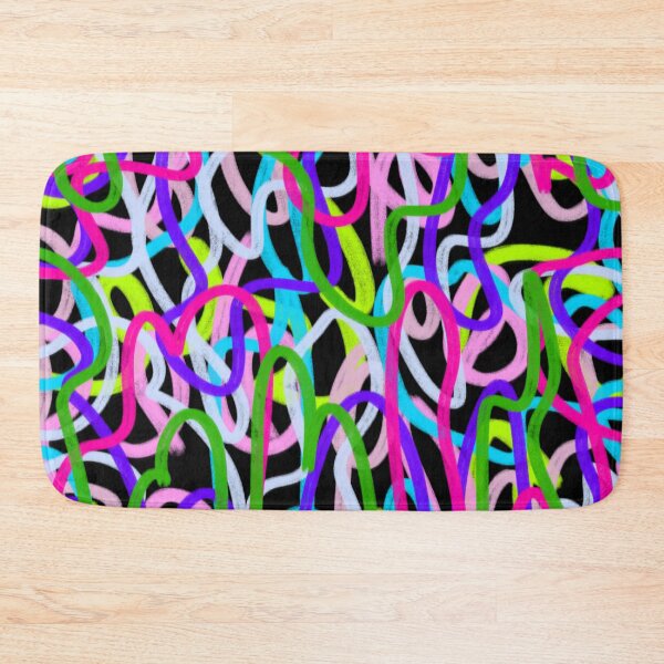 Item preview, Colorful Scribble on Black  designed and sold by DanielleGensler.