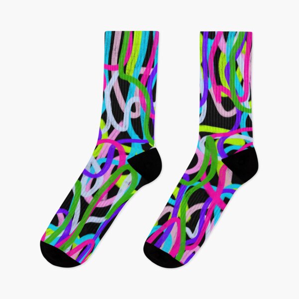 Item preview, Colorful Scribble on Black  designed and sold by DanielleGensler.