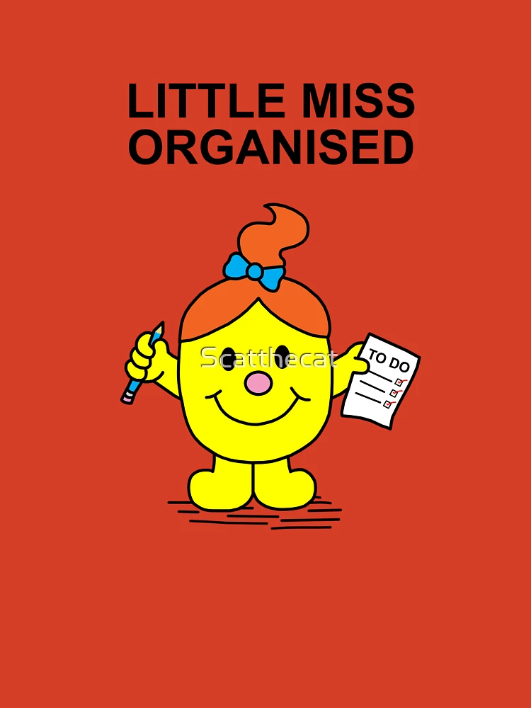 Little Miss Organised Kids T-Shirt for Sale by Scatthecat