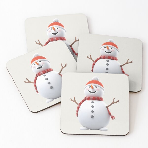 Item preview, Cute 3d Christmas snowman designed and sold by Zenalia.