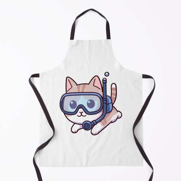 Item preview, Cat Snorkeling designed and sold by My-Sticker-Shop.