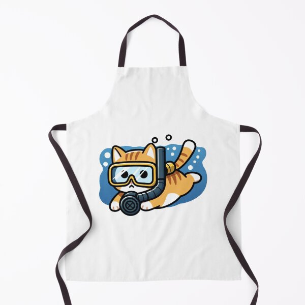 Item preview, Cat Snorkeling designed and sold by My-Sticker-Shop.