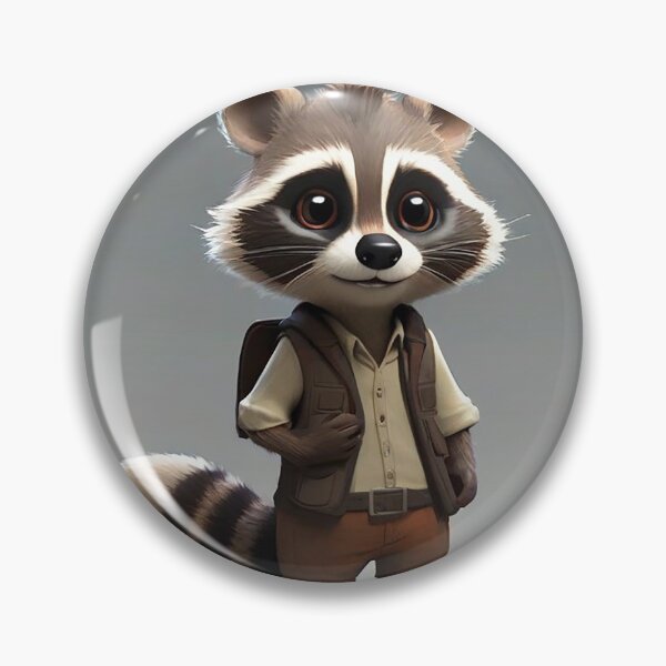 Item preview, Whimsical Raccoon Adventures: A Playful Twist as Raccoon Goes to School designed and sold by Fafa ND.