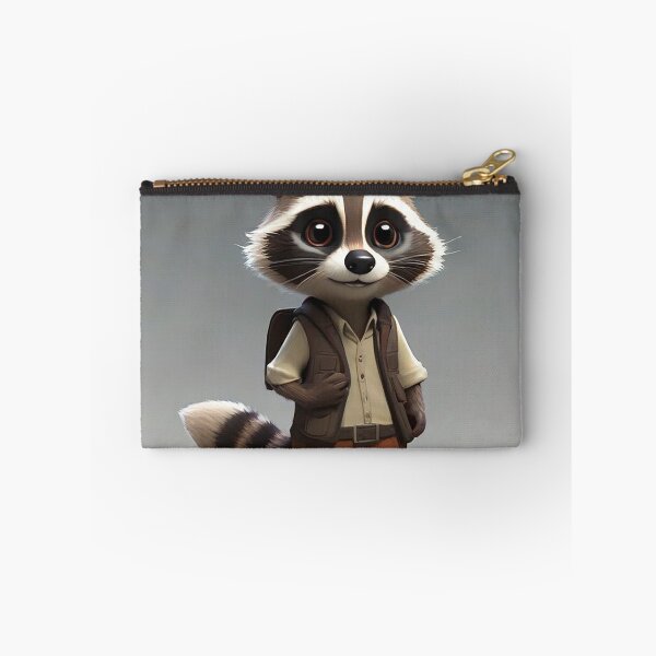 Item preview, Whimsical Raccoon Adventures: A Playful Twist as Raccoon Goes to School designed and sold by Fafa ND.