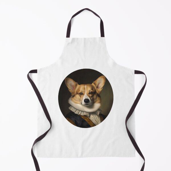 Item preview, Fancy 1600s Welsh Corgi Portrait designed and sold by My-Sticker-Shop.