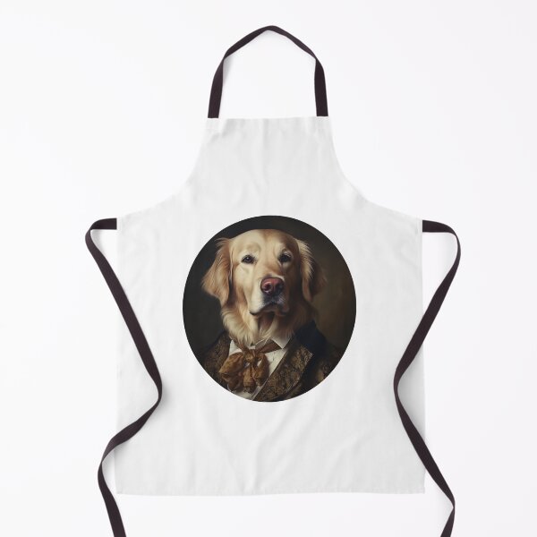 Item preview, Fancy 1600s Golden Retriever Portrait designed and sold by My-Sticker-Shop.