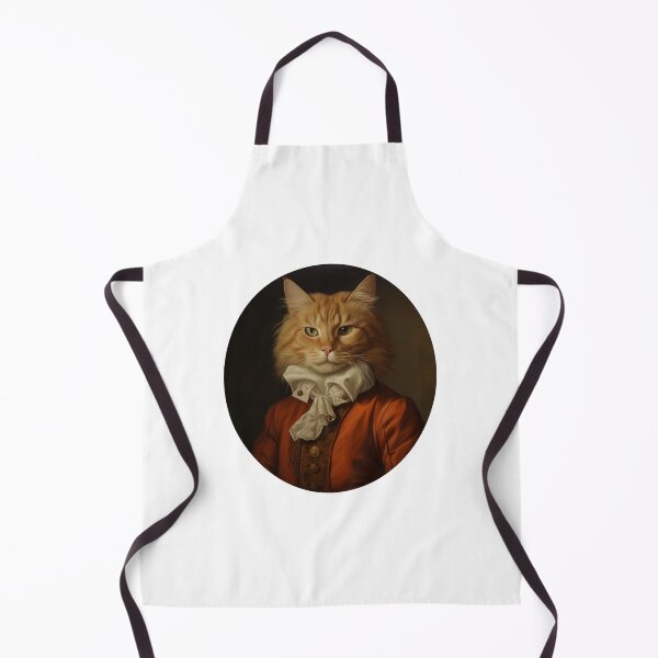 Item preview, Fancy 1600s Orange Cat Portrait designed and sold by My-Sticker-Shop.