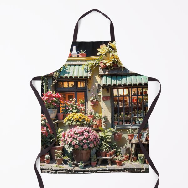 Item preview,  Cute Flower Store Charm Jigsaw Puzzles - Blossoming Elegance on Redbubble designed and sold by PuzzleBoxDesign.