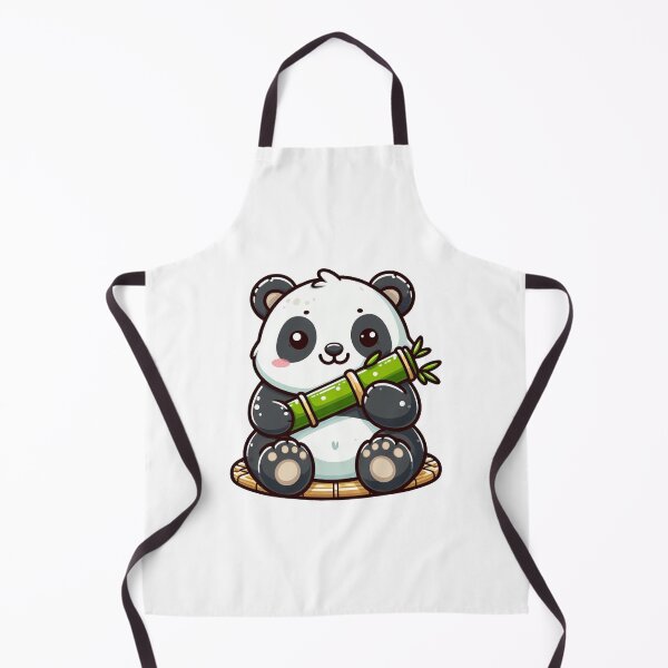Item preview, Cute Baby Panda Eating Bamboo designed and sold by My-Sticker-Shop.