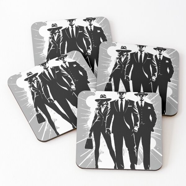 Item preview, Stylized Crime: Digital Silhouettes that Merge Elegance and Mystery designed and sold by Artedig.