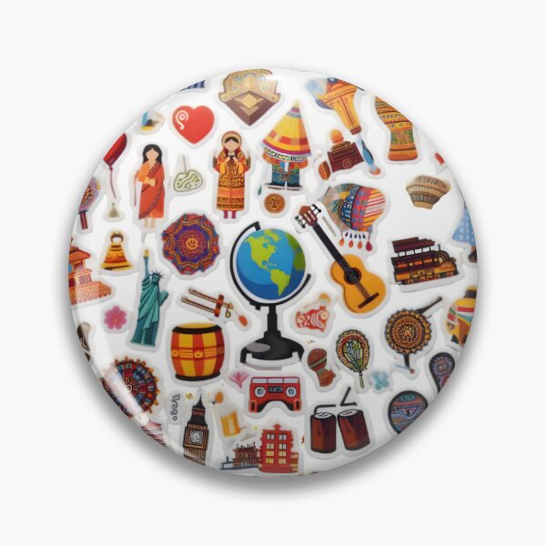 Item preview, World Mosaic: Unity in Diverse Cultural Threads designed and sold by AI-Only Creations.