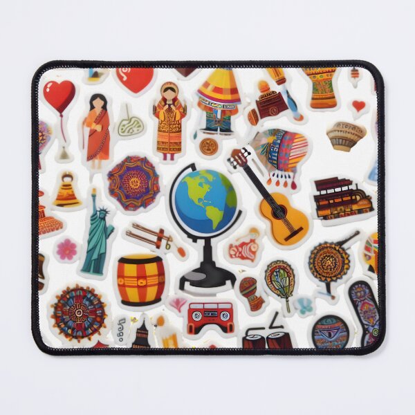 Item preview, World Mosaic: Unity in Diverse Cultural Threads designed and sold by AI-Only Creations.