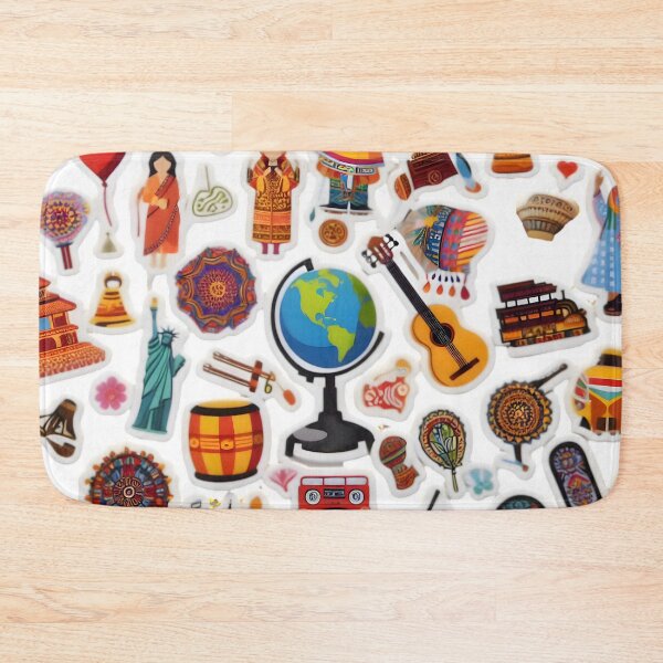 Item preview, World Mosaic: Unity in Diverse Cultural Threads designed and sold by AI-Only Creations.