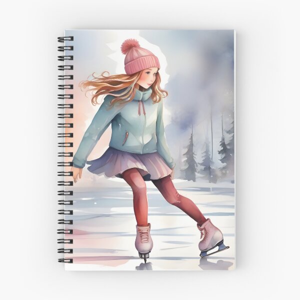 Item preview, Girl playing ice skating outdoor. designed and sold by Jayjaynaenae.
