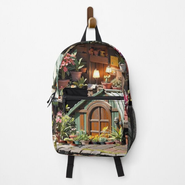 Item preview, Cozy Garden House Retreat Jigsaw Puzzles - Tranquil Oasis on Redbubble designed and sold by PuzzleBoxDesign.