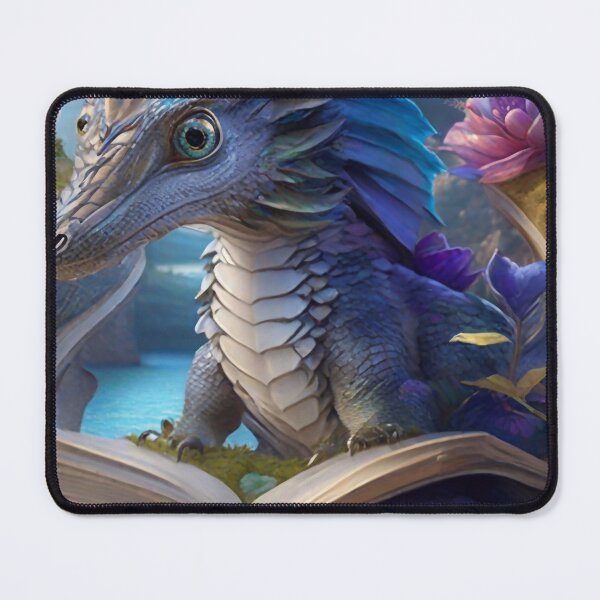 Item preview, A dragon reading a book designed and sold by M-Y-A-R-T-.