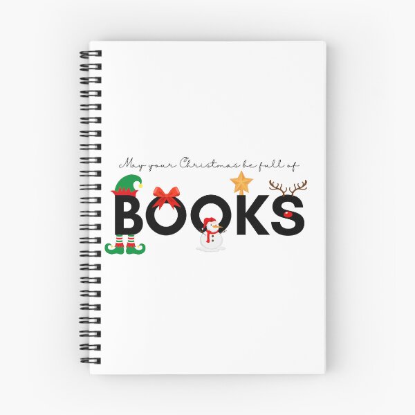 Artikelvorschau, Möge Ihr Weihnachtsfest voller BÜCHER sein entworfen und verkauft von Inspirely.