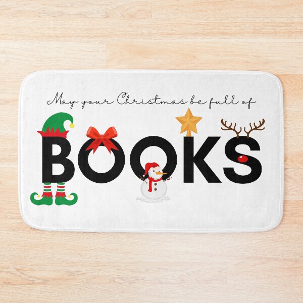 Item preview, May your Christmas be full of BOOKS designed and sold by Inspirely.