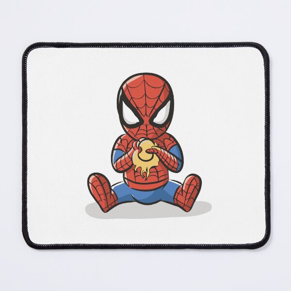 Item preview, Baby Spider Onion Ring Snack Attack - Hilarious Comic Spider Art Eating Food Meme Cartoon Costume designed and sold by SpideyUniverse.