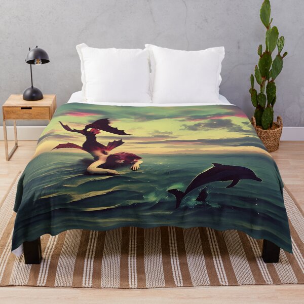 Item preview, Mermaid and Dolphin - MermaidCore - Fantasy Realm designed and sold by Paula B.
