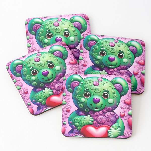 Item preview, Love is in the Air - Gummybear and Hearts designed and sold by Bright-Moonrise.